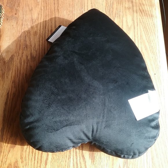 NWT Black Velvet Goth Boho Oija Embellished Pillow - Picture 5 of 16